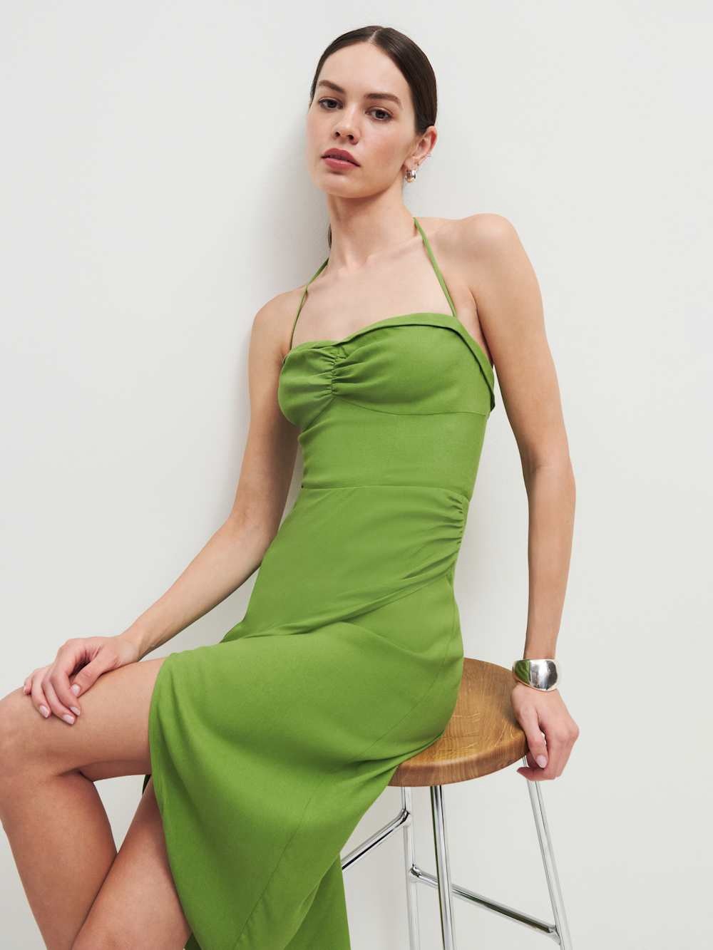 Reformation Rayna Dress Saguaro - Size 6